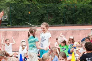 Dikke lol tijdens tenniskampen in Amsterdam